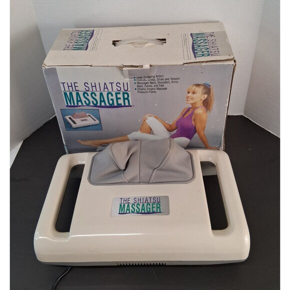 The Shiatsu Massager Westminster Massages Back Relieves Stress Model 9242 GUC - Picture 1 of 13